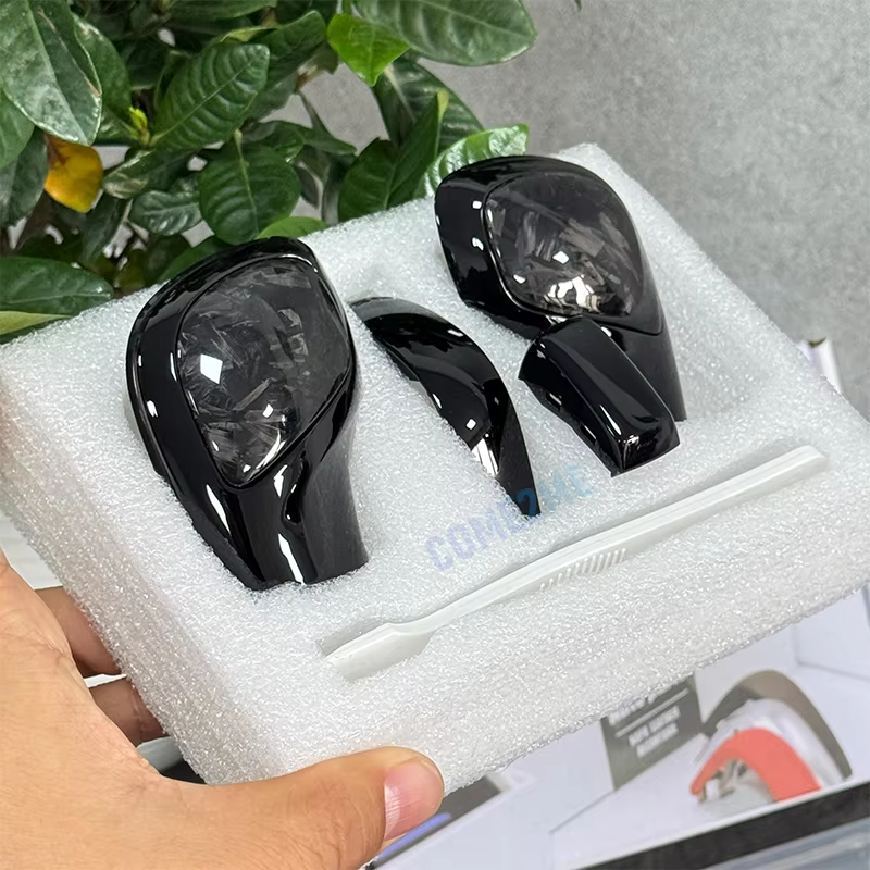 Car gear lever upgraded with multi-color carbon fiber material suitable for Volk