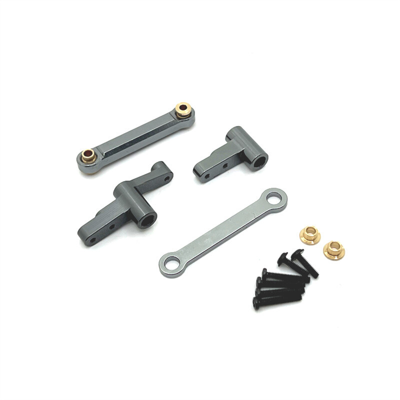 For MJX 1/14 14209 14210 Metal Upgrade Retrofit Steering Component RC Car Parts