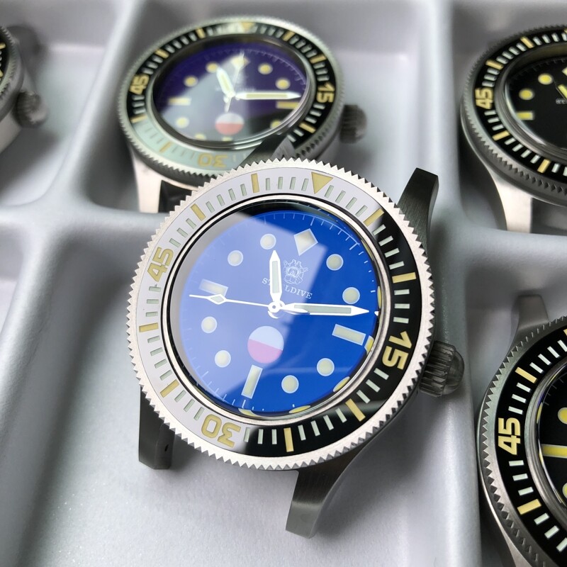 Pre-owned Steeldive Luxury Mens Sport Watches 30atm Waterproof Men Dive Automatic Watch
