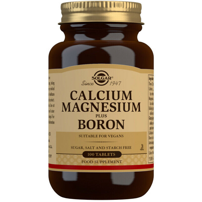 Solgar Calcium Magnesium Plus Boron 100 tablets 