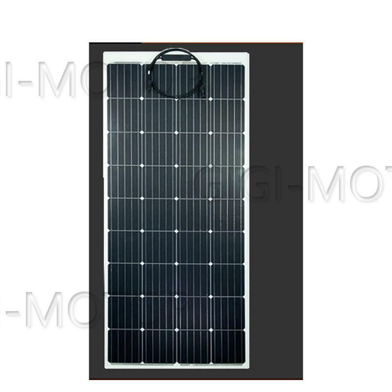 Flexible Solar Panel Power 18V Battery Charger Marine Boat RV Car Camping