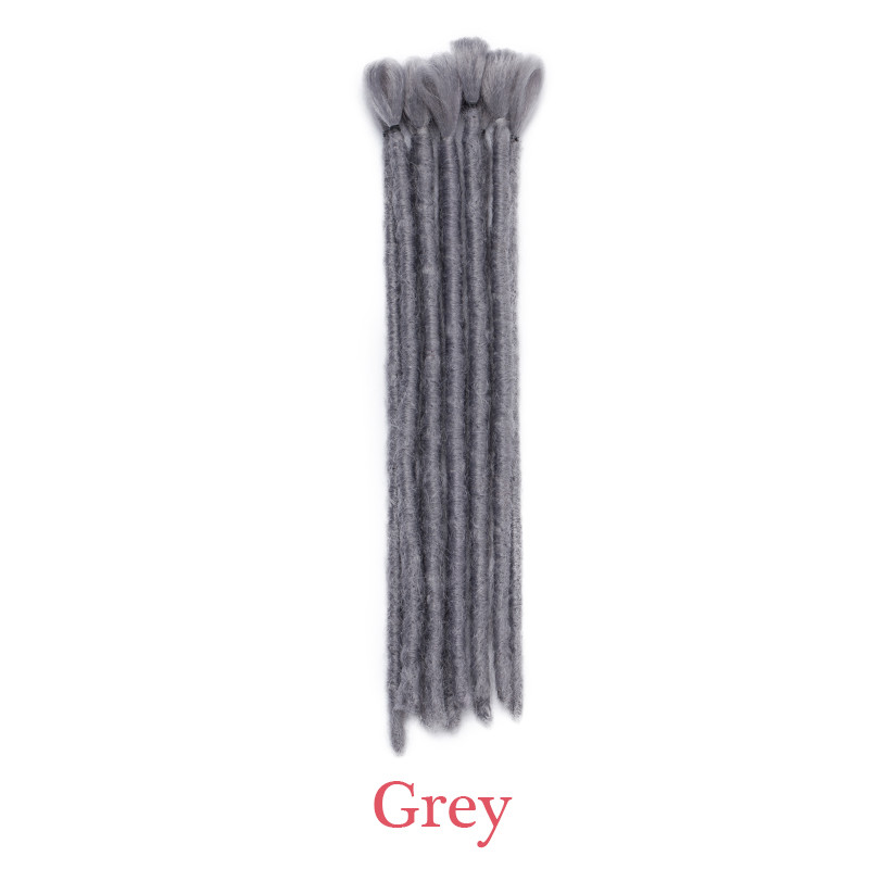 12" Soft Dreadlock Extension for Men Handmade Dreads Faux Locs Crochet Twist USA