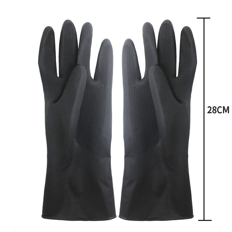 1Pair Reusable Hair Dyeing Gloves Hairdressing Coloring Gloves Barber Salon T-ig