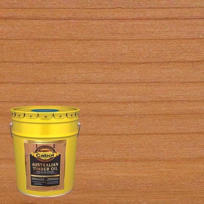 Cabot Transparent Honey Teak Oil-Based Alkyd Australian Timber Oil 5 gal