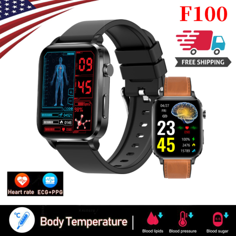 Smart Watch Laser Treatment Body Temperature Spo2 Bp Heart Rate Health Monitor