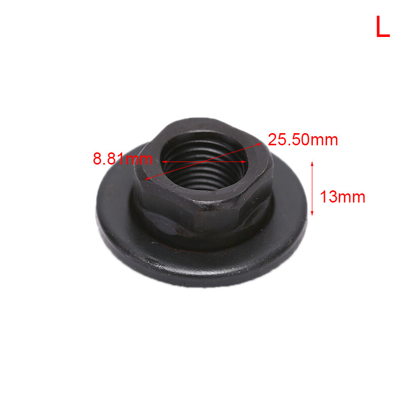Bicycle Hub Nut Fixed Gear Front Rear Axle Screw S/L Shaft Supplies Bike Part AA