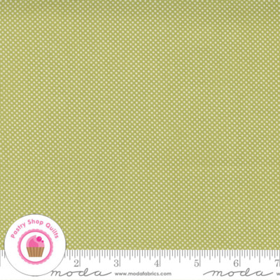 Moda COZY UP 29126 15 Green Polka Dot COREY YODER Quilt Fabric