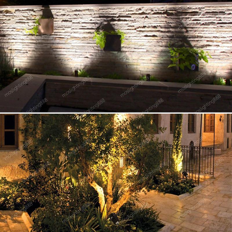 10X 12V 5W LED Landscape Spotlight Low Voltage 3000K/6000K Outdoor Pathway Light