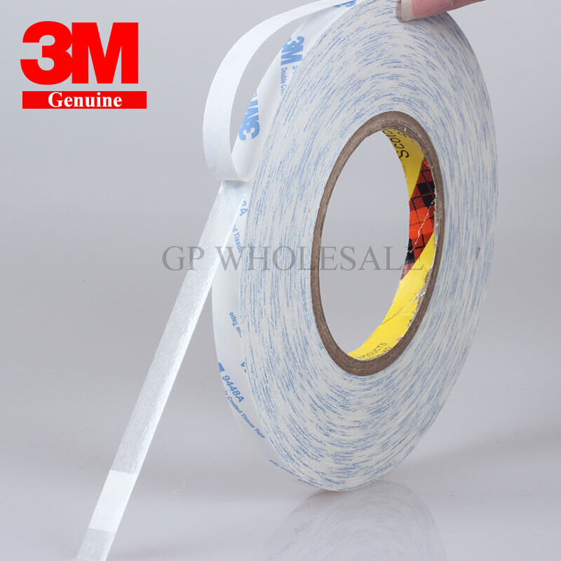 3m 9448a Extremly Strong Double Sided Tape For Mobile And Craft 2mm~50mm X 50m