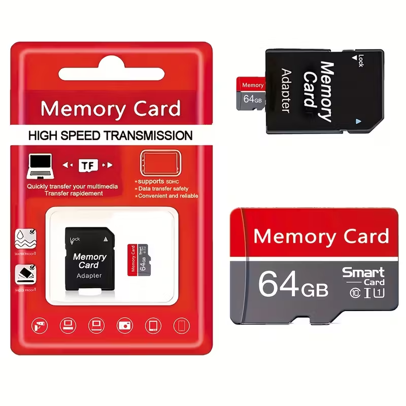 64GB Micro SD Karte TF Ultra Memory Card Speicherkarte SDHC Class 10 + Adapter