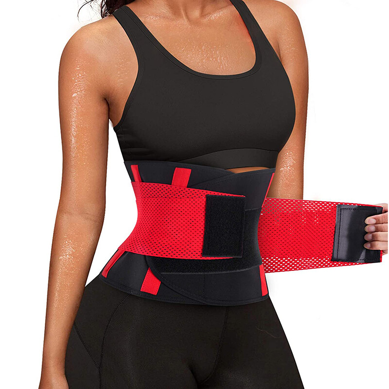 Women Sports Waist Trainer Trimmer Sauna Sweat Belt Tummy Control Body Shaper US
