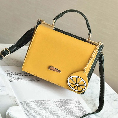 PU Bag Simple Watermelon Hanger Handbag Recreational Double Side Single Shoulder