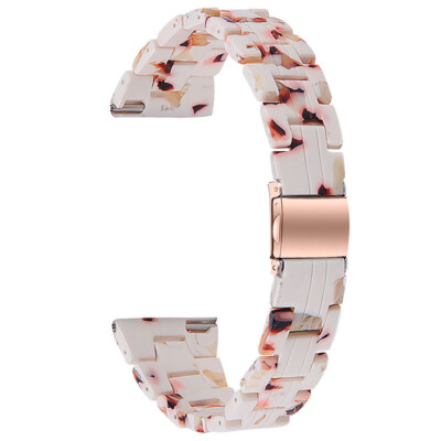 For Samsung Galaxy Watch 3 41/45MM Resin Wrist Strap Stainless Steel Watch Band