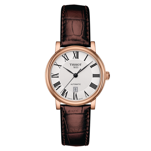 Pre-owned Tissot Women's T122.207.36.033.00 T-classic 30mm Automatic Watch