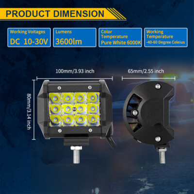 7D Tri Row Led Work Light Bar For Car Off road Truck ATV 4x4 Fog Lights 12V 24V