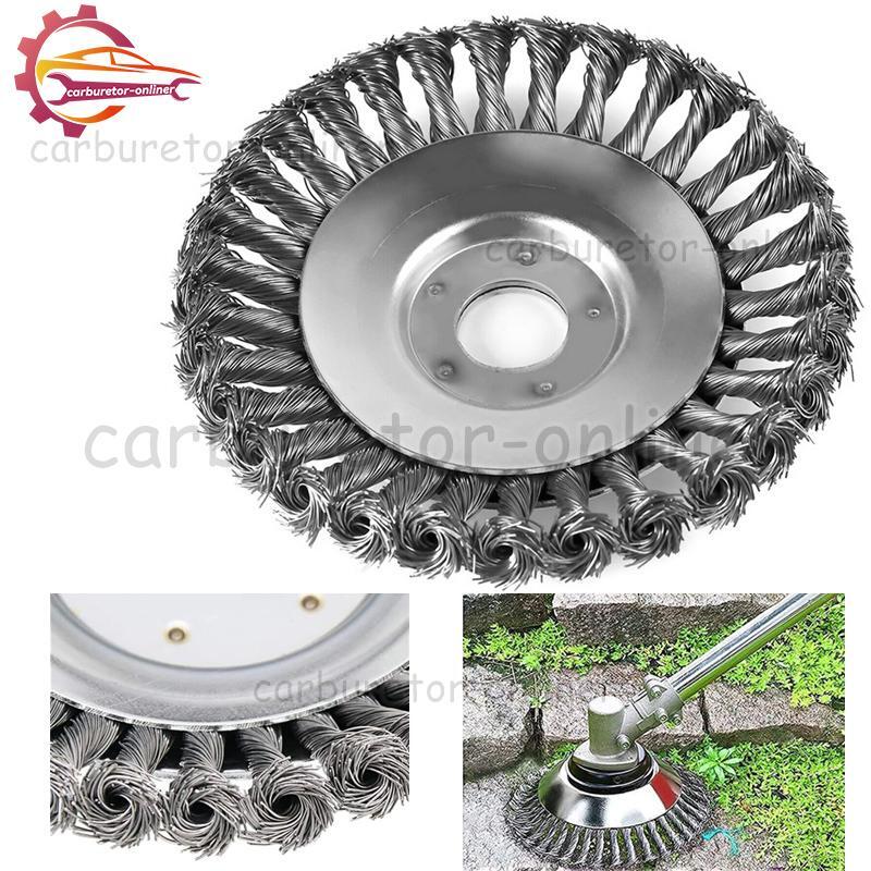 New 6 8 10 Inch Steel Wire Wheel Brush Grass Trimmer Head We