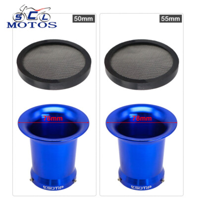50mm Carburetor Air Filters With Screen Mesh For 21/24/26/28/30m Motorcycle Carb