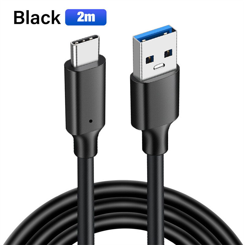 USB A to USB C Data Cable Type C Sync Fast Charging Charger Cord For Samsung S23