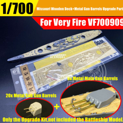 1/700 USS Missouri BB-63 Wooden Deck+Barrels Upgrade Set for Very Fire VF700909