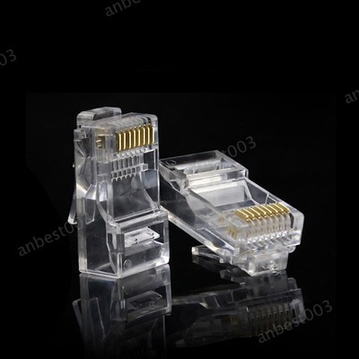 RJ-45 network cable module crystal CAT-5/5e 8 core Ethernet network connector