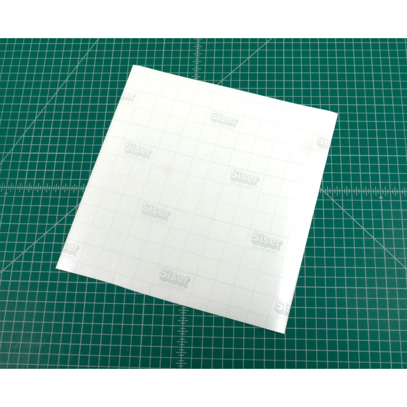 Siser PSV Application Tape -12"x5' - clear-lined 1" grid - Adhesive vinyl crafts