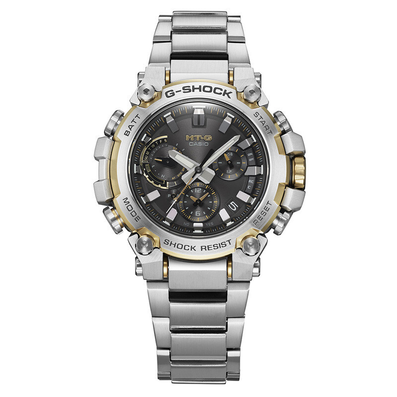 Pre-owned Casio G-shock Mt-g Mtg-b3000d-1a9jf Bluetooth Mobile Atomic Solar Men Watch