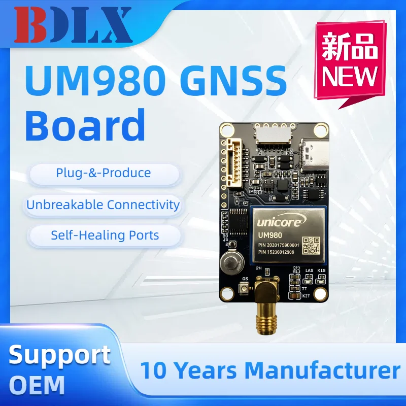UM980 Multi-Frequency RTK GNSS High Accuracy GPS/BDS/GLONASS/Galileo for Base an