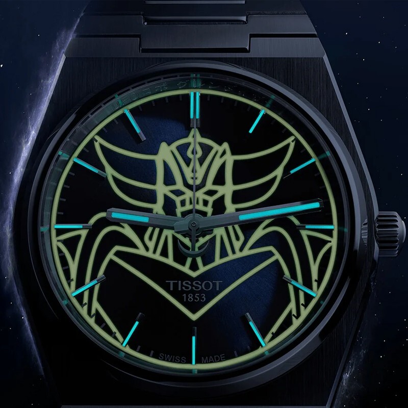Pre-owned Tissot Prx Ufo Robot Grendizer Edition 40mm Men's Watch T1374071104102