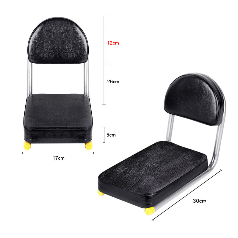 Bicycle Mountain Bike Rear Rack Back Seat Soft Cushion Backrest E-Bike Padded