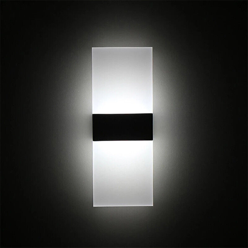 Cube LED Wall Lights Up Down Sconce Lighting Fixture Lamp Indoor Stairs Lighting