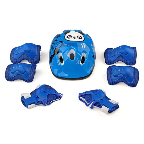 Child's Helmet Pad Set and Knee Elbow and Wrist  Bike HoverB