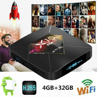 X10 PLUS 6K Android 9.0 TV Box Allwinner 4G+32GB WiFi BT4.0 