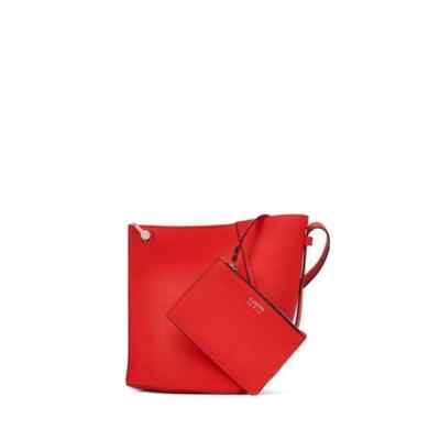 Lanvin Asymmetrical Medium Bucket Bag ~ Red