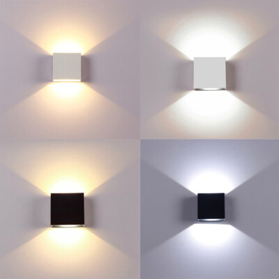Cube LED Wall Lights Modern Up Down Sconce Lighting Fixture Lamp Indoor Lighting