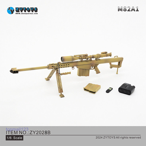 ZYTOYS ZY2028B 1/6 Sand Sniper Rifle M82A1 Weapon Model Fit 12inch