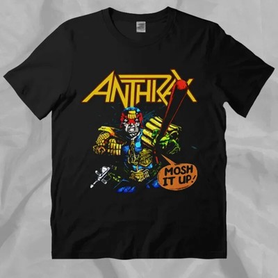 ANTHRAX Band Mosh It Up Retro 90s Black Tee Shirt long or short sleeves