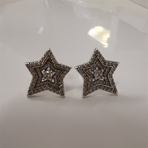 Asymmetric Stud Celestial  Star  Earrings Pandora