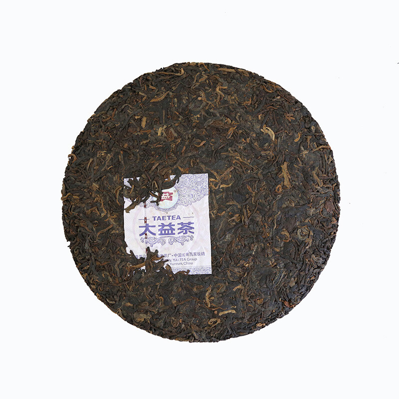STARLISHT OVER ASIA TAETEA Menghai Dayi Puer Tea Ripe Pu'er Cake 357g 2017