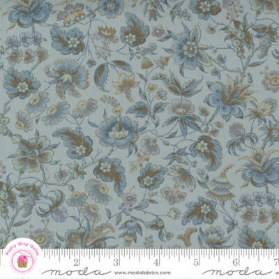 Moda REGENCY SOMERSET 42361 15 Blue Gray Floral WILSON-TATE Quilt Fabric