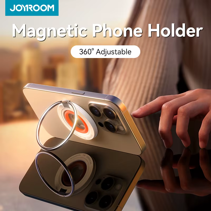 Joyroom Magnetic Ring Phone Holder Silicone Soft Kickstand Magnetic Phone Grip H
