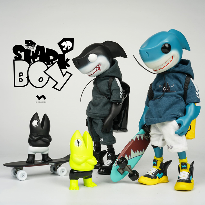 J.T STUDIO SHARK BOY Doll Action Figures Fashion Toys Anime