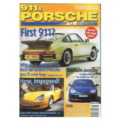 911 & Porsche World Magazine September 2001 mbox2727 First