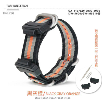 Nylon Strap for GA200 2100 GD-100 GW DW GLS 8900 6900 Watch Band Wristband Tool