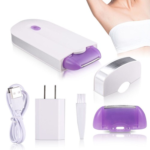 2 in 1 Wet & Dry Painless Rechargeable Lady Body Shaver Electric Razor for Women