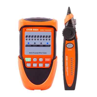 LAN Network Cable Tester Cat5 Cat6 UTP STP Detector Line Finder Wire Tracker 668