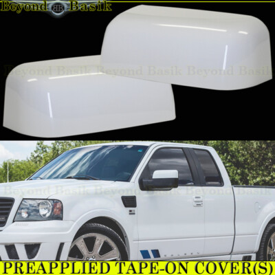 2004 2005 2006 2007 2008 Ford F150 Mark LT Top Mirror COVERS Z1 YZ OXFORD WHITE