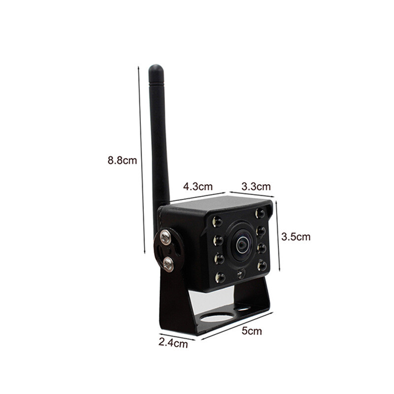 Wireless Backup Camera System, Kit for Buses, Trailers, Trucks, RVs(Android/IOS)