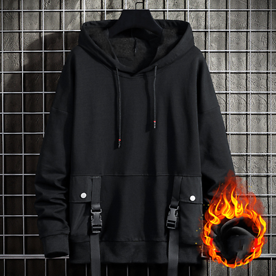 Autumn Hoodies Sweatshirt Long Sleeve Tops Hip Hop Men Casual Streetwear Clothes