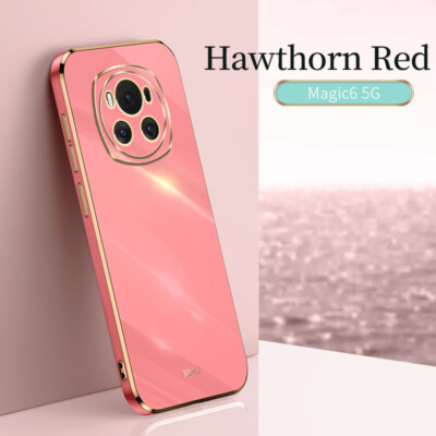 Shockproof Soft Silicone Case For Honor Magic 6/6 Lite/5 Lite/5Pro Plating Cover