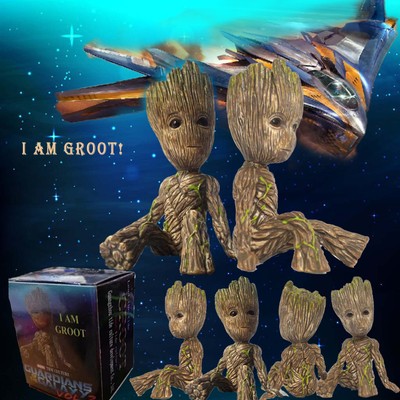 Guardians of the Galaxy Vol 2 Baby Groot Vinyl Qute Figure Figurine Toy Doll